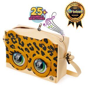 Purse Pets, New Leoluxe Leopard Interactive Pet Toy & Crossbody Kids Purse